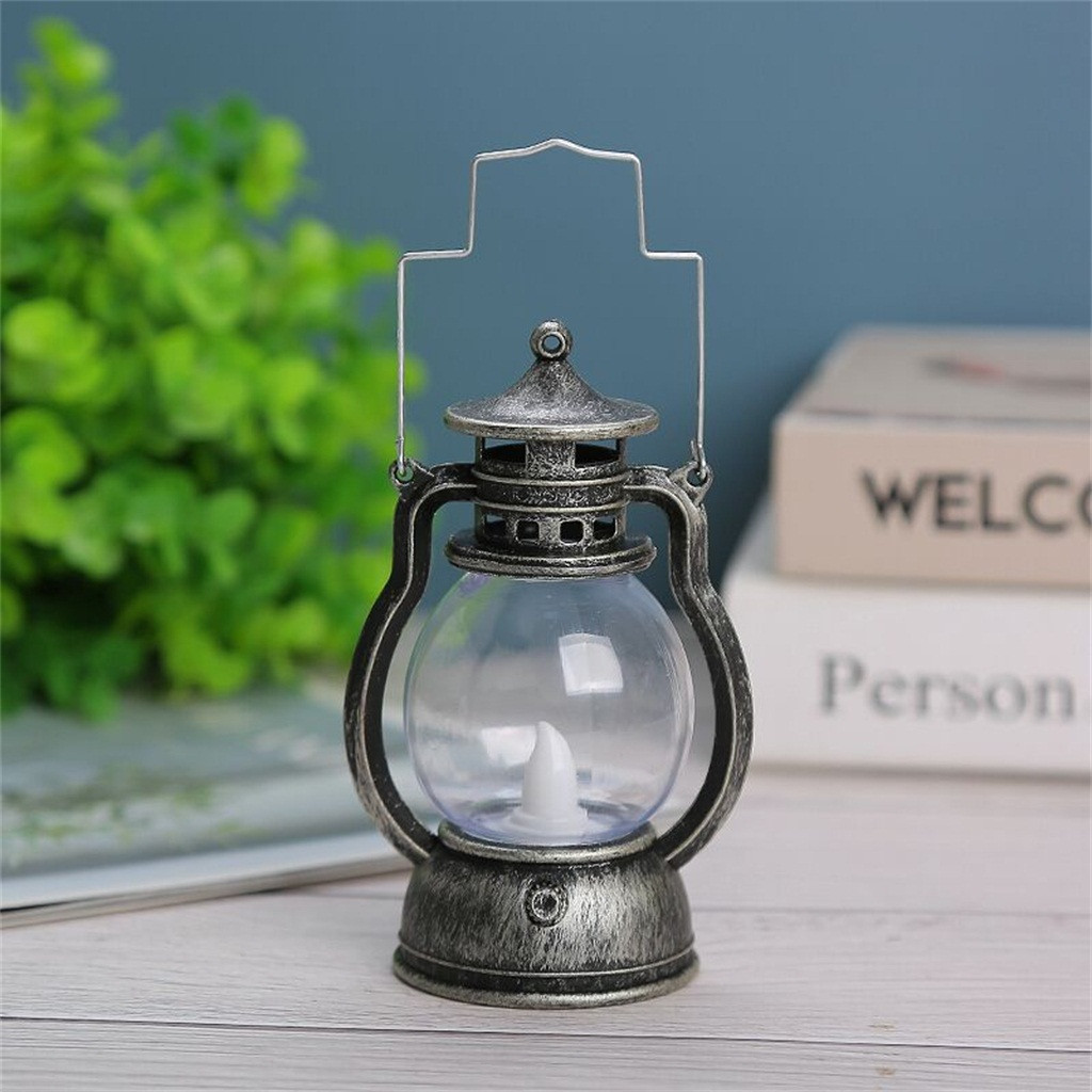 Christmas Decorations Savings! Dvkptbk LED light-emitting retro lantern Halloween Hanging Spherical Lights